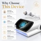 FREYARA Professional Face and Body Gold RF Microneedling Device with Ice Hammer for Shrink Pores, Fill Acne Scars, Lift Sagging Skin, Erase Wrinkles, Stop Oily Skin and Reduce Blackheads