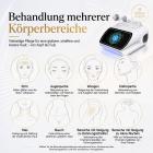 Professionelles Gold RF Microneedling Gerät für Gesicht & Körper mit Ice Hammer zur Porenverfeinerung, Reduzierung von Aknenarben, Hautstraffung, Faltenreduktion, Regulierung fettiger Haut und Minimierung von Mitessern
