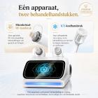 FREYARA Professioneel Gouden RF-Microneedlingapparaat voor Gezicht en Lichaam met Ice Hammer – voor Poriënverkleining, Opvullen van Acnelittekens, Lifting van Verslapte Huid, Rimpelverwijdering, Vermindering van Vette Huid en Mee-eters
