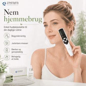 PM FacialPure 2.0 – multifunktionel ozon-plasmapen til fjernelse af modermærker og pletter, forbedret serumabsorption og hudrensning