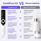 FacialPure 2.0 - Bolígrafo De Plasma De Ozono Multifunción: Elimina Lunares Y Manchas, Promueve La Absorción Del Suero Y Limpia La Piel.