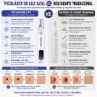 FacialPure Lite™ – Lápiz Láser de Luz Azul para Manchas y Pigmentación, el láser de picosegundos de luz azul para manchas, renovación cutánea y eliminación de melanina.