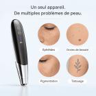 LASER FacialPure LS008 – Stylo laser picoseconde à domicile avec guidage par lumière bleue, aide à réduire visiblement les taches pigmentaires, les tatouages et les sourcils tatoués.