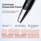 LASER FacialPure LS008 – Stylo laser picoseconde à domicile avec guidage par lumière bleue, aide à réduire visiblement les taches pigmentaires, les tatouages et les sourcils tatoués.