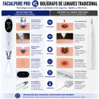 LASER FacialPure Pro, lápiz láser de picosegundos inalámbrico para uso doméstico con posicionamiento mediante luz azul, adecuado para atenuar tatuajes y manchas oscuras.