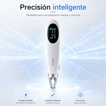 LASER FacialPure Pro, lápiz láser de picosegundos inalámbrico para uso doméstico con posicionamiento mediante luz azul, adecuado para atenuar tatuajes y manchas oscuras.