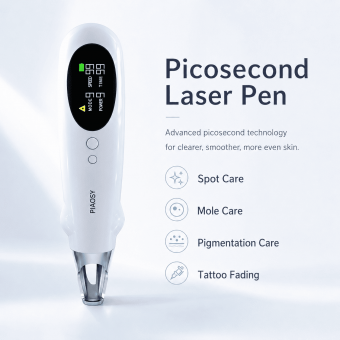  LASER FacialPure Pro, Home-Use Wireless Picosecond Laser Pen with Blue Light Positioning, Suitable for Fade Tattoos and Dark Spots