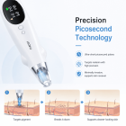  LASER FacialPure Pro, Home-Use Wireless Picosecond Laser Pen with Blue Light Positioning, Suitable for Fade Tattoos and Dark Spots