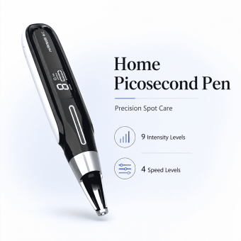 LASER FacialPure LS006, Home-Use Cordless Picosecond Laser Pen, Suitable for Removing Freckles, Erase Tattoos, Dark Spots and Fading Pigmentation