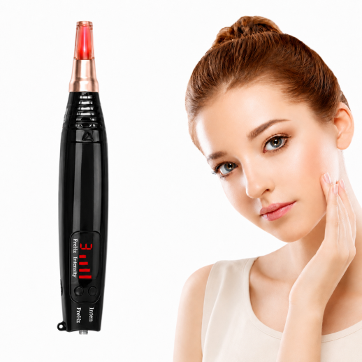 FREYARA LASER FacialPure Lite Plus, Picosekunden-Laserstift mit Rotlicht für zu Hause – effektiv gegen Sommersprossen, Pigmentflecken und Hautverjüngung