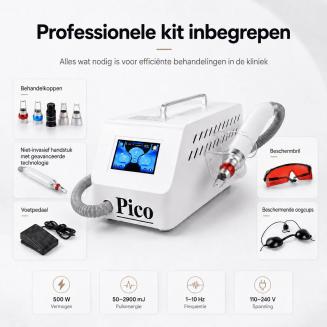 LASER FacialPure 3.0 PICO Picoseconde Laserapparaat – Pijnloze en Niet-Invasieve Verwijdering van Tatoeages en Wenkbrauwtatoeages voor Snellere en Veiligere Resultaten