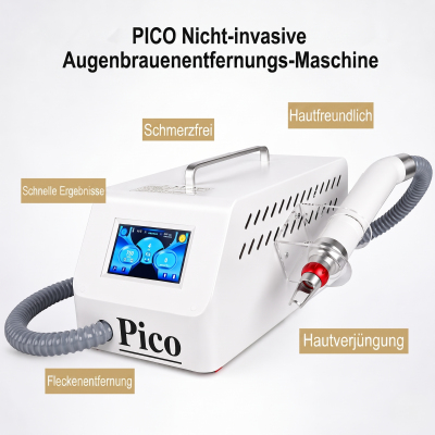 LASER FacialPure 3.0 – PICO-Pikosekundenlasergerät zur schmerzfreien, nicht-invasiven Tattoo- und Augenbrauenentfernung für schnellere und sichere Ergebnisse