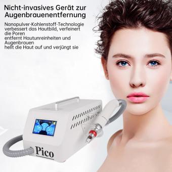 LASER FacialPure 3.0 – PICO-Pikosekundenlasergerät zur schmerzfreien, nicht-invasiven Tattoo- und Augenbrauenentfernung für schnellere und sichere Ergebnisse