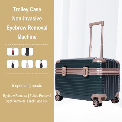 LASER FacialPure 4.0, draagbare kleine trolleykoffer, niet-invasieve laser picoseconde machine, tatoeageverwijderaar en wenkbrauwverwijdering