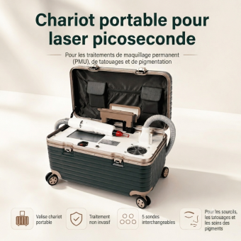 LASER FacialPure 4.0, appareil laser picoseconde non invasif portable et compact, pour détatouage et épilation des sourcils