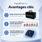 LASER FacialPure 5.0, appareil laser picoseconde compact à technologie noire brillante, élimination indolore et non invasive des tatouages ​​et des sourcils