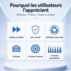LASER FacialPure 5.0, appareil laser picoseconde compact à technologie noire brillante, élimination indolore et non invasive des tatouages ​​et des sourcils