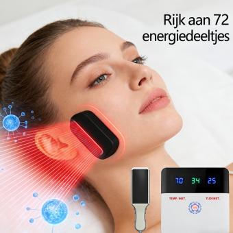 Professioneel Draagbaar Ver-Infrarood Energie- en Warmtetherapie Schoonheidsapparaat met 72 Mineralen – voor Pijnverlichting, Huidverjonging, Detox, Spierontspanning en Relaxatie