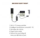 Professional Portable Far Infrared Energy Thermal Therapy Beauty Device, 72 Minerals for Pain Relief, Skin Rejuvenation,Detox,Soothe Muscles and Relaxation