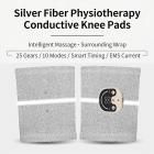 Zilvervezel EMS micro-elektrische kniebrace voor thuisgebruik, gerichte pijnverlichting en comfort voor de gewrichten.