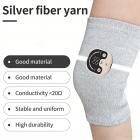 Zilvervezel EMS micro-elektrische kniebrace voor thuisgebruik, gerichte pijnverlichting en comfort voor de gewrichten.