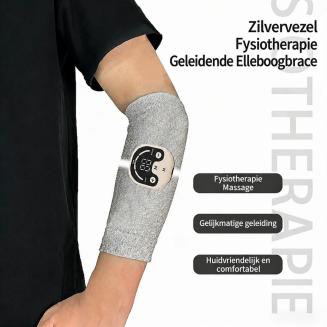 Zilvervezel EMS-Microstroom Elleboogbrace voor Thuisgebruik – Fysiotherapieapparaat voor Spierstimulatie en Gewrichtsherstel