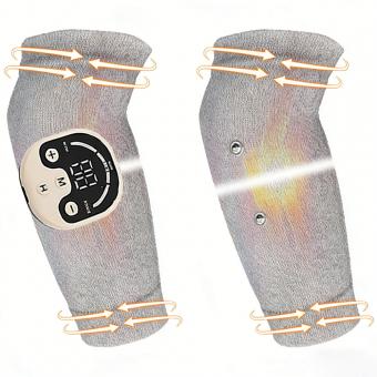 EMS Ellbogenbandage mit Silberionen – Mikroelektrische Therapie für Muskelstimulation und Gelenkregeneration zu Hause