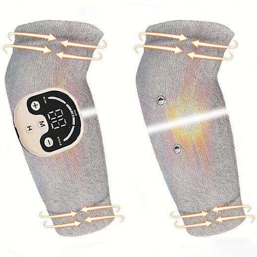 Micro-elektrische elleboogbrace met zilvervezel EMS-technologie voor thuisgebruik, fysiotherapie, spierstimulatie en gewrichtsherstel.