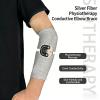 EMS Ellbogenbandage mit Silberionen – Mikroelektrische Therapie für Muskelstimulation und Gelenkregeneration zu Hause