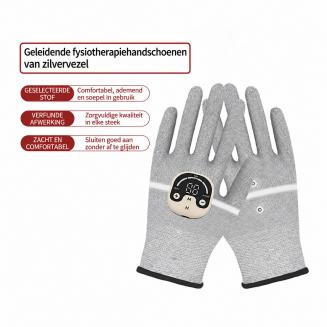 Zilvervezel EMS-Microstroom Therapiehandschoenen voor Thuisgebruik – Fysiotherapieapparaat voor Handcirculatie en Vingercomfort