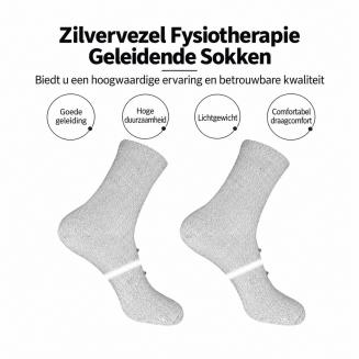 Zilvervezel EMS-Microstroom Compressiesokken voor Thuisgebruik – Fysiotherapieapparaat voor Voetherstel en Ondersteuning van de Bloedsomloop