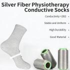 EMS Kompressionsstrümpfe mit Silberionen und Mikro-Elektrostimulation – Fußmassagegerät für Durchblutung, Muskelentspannung und Regeneration zu Hause