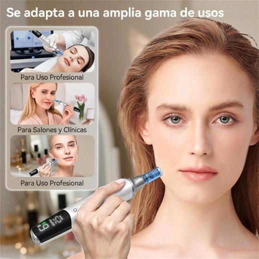 Dr.Pen M9 Dermapen profesional de microagujas, autoajustable inteligente, con 10 cartuchos de agujas de 18 pines.
