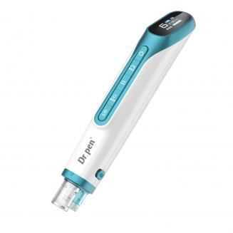 Dr.Pen H6 (Blue) Professional Microneedling Dermapen, Smart Chip Control, with 10pcs of Needle 18pin Cartridges Pack