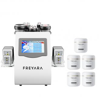 FREYARA 6in1 40K Cavitation Machine + 300g FREYARA Gel*5
