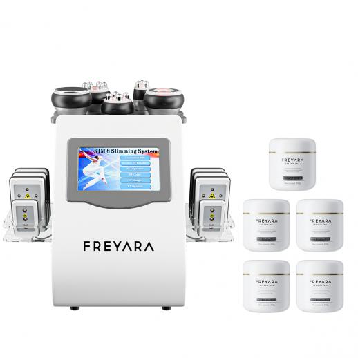 FREYARA 6in1 40K Cavitation Machine + 300g FREYARA Gel*5