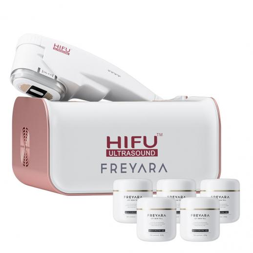 FREYARA FacialDefy 3.0 HIFU RF + Geleidende gel 300 g × 5