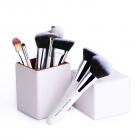Set 30pcs de Brochas de Maquillaje Profesional Negro con Soporte Blanco