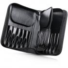 Set 30pcs de Brochas de Maquillaje Profesional  Blanco con Bolsa Organizadora