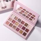 Set 30pcs de Brochas de Maquillaje Profesional Blanco con Paleta de Sombras Dark Nude