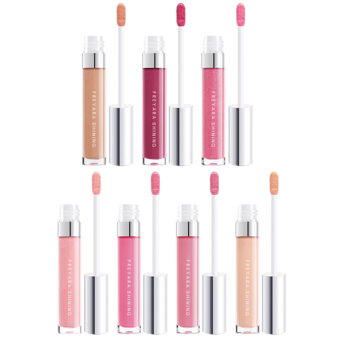 FREYARA 7in1 Trendy Lipgloss Shining, Glittering, Moisturizing