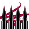 4pcs Vloeibare Eyeliner, Rood, Waterdicht, Duurzaam, 0.5ml