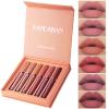 Matte Liquid Lipstick, 6 Color Pack, hdy#1