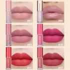 Rouge à lèvres liquide, mat, imperméable, longue durée, pack de 12 couleurs