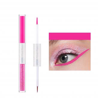 Eyeliner liquide, double embout mat et pailleté, #7 Rose Eyeliner liquide, double embout mat et pailleté, #7 Rose