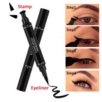 Eyeliner Liquide Double Extrémité, Noir Eyeliner Liquide Double Extrémité, Noir