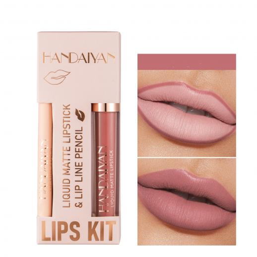 Matte Liquid Lipstick and Lip Liner Kit #9