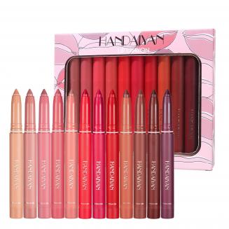 Matte Lip Crayon 12 Colors Pack