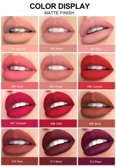 Matte Lip Crayon 12 Colors Pack
