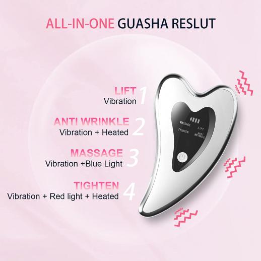 FREYARA Electric Gua Sha Face Massager for Wrinkles, Puffiness, Double  Chin, Tension Relief, Heated & Vibration